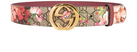 gucci blooms belt black pink|gucci emblem belt.